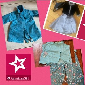 3-1 American Girl Doll Outfits |Hanger| Pj Size 7